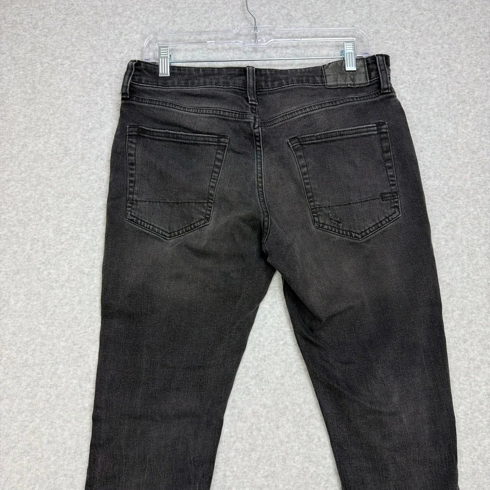 Aeropostale Athletic Skinny Jeans Men 29/32 Black Distressed Denim Grunge Rocker